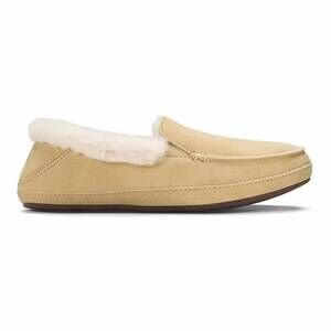 NEW OLUKAI women's mule ku' una slipper in golden sand